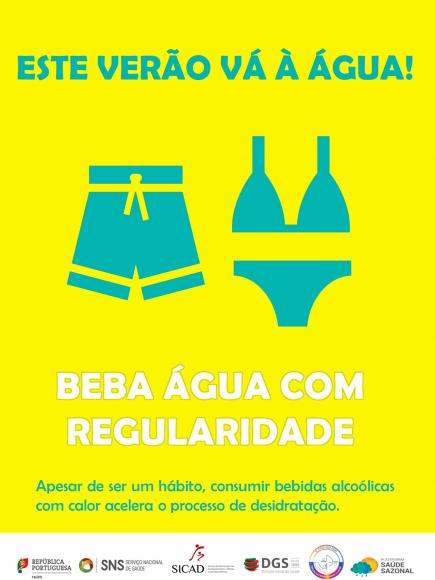Este verão vá à água! Beba água com regularidade Este verão vá à água! Beba água com regularidade