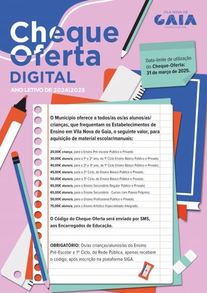Cheque Oferta DIGITAL - ANO LETIVO DE 2024|2025