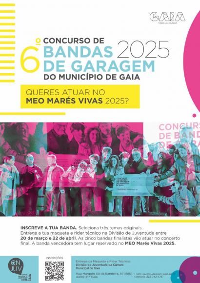 Concurso de Bandas de Garagem do Munic&iacute;pio de Gaia