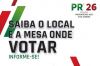 Saiba o local onde votar