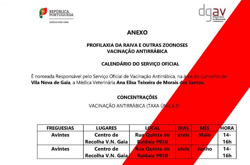 Campanha de Vacina&ccedil;&atilde;o Antirr&aacute;bica