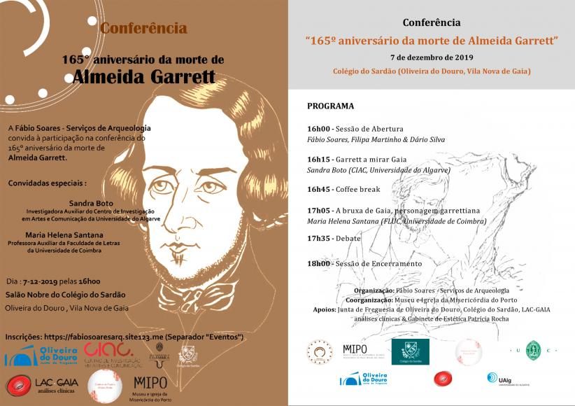 Conferência 165º aniversário da morte de Almeida Garrett