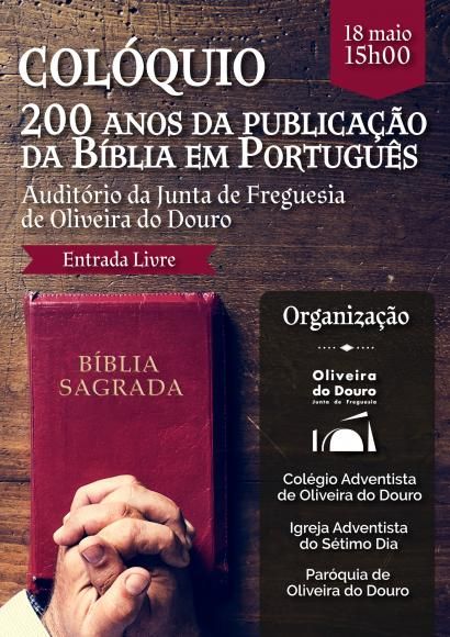 Colóquio 200 anos da publicação da publicação da Bíblia em Português
